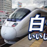 特急ソニックの青と白。「これじゃない感」に包まれる我が子の横で、革張りシートに沈み込む。