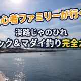 【体験】淡路じゃのひれで「シーカヤック」＆「マダイ釣り」！子連れファミリー目線でリアルなコツと魅力を解説